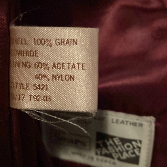 Carriage court leather coat size 14 vintage - Picture 7 of 11